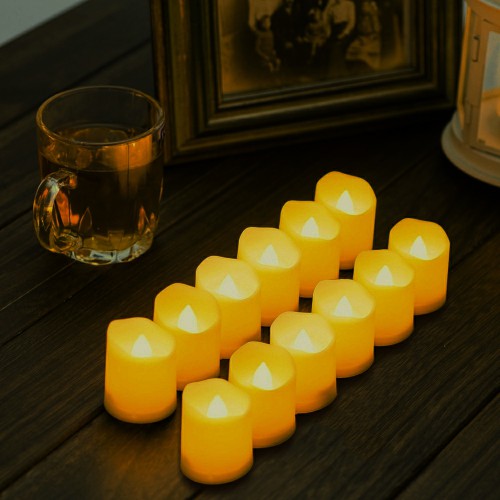 Flickering Flameless LED Votive Candles Novelty Place