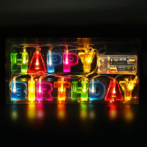 Happy Birthday LED String Lights – Novelty Place