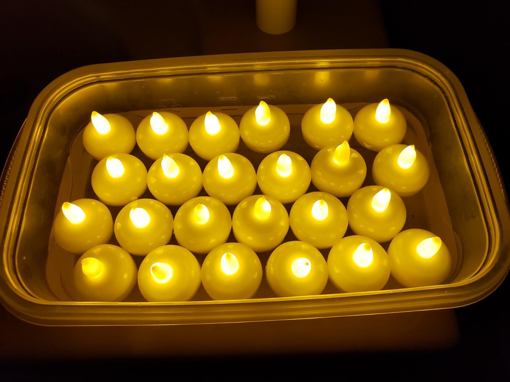 Waterproof Floating LED Tealights Novelty Place
