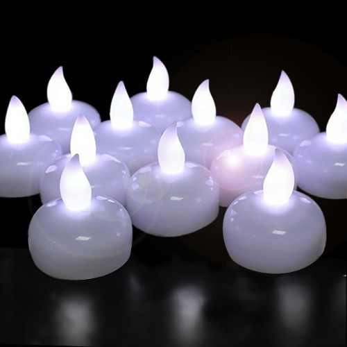 6Pcs Color Changing LED Tea Lights Bulk Flameless Tealight