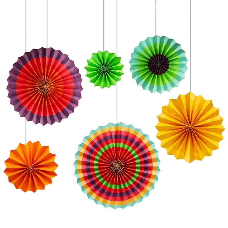 Hanging Paper Fans Novelty Place