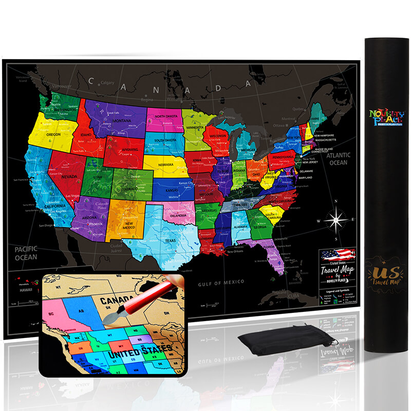 Scratch USA Map
