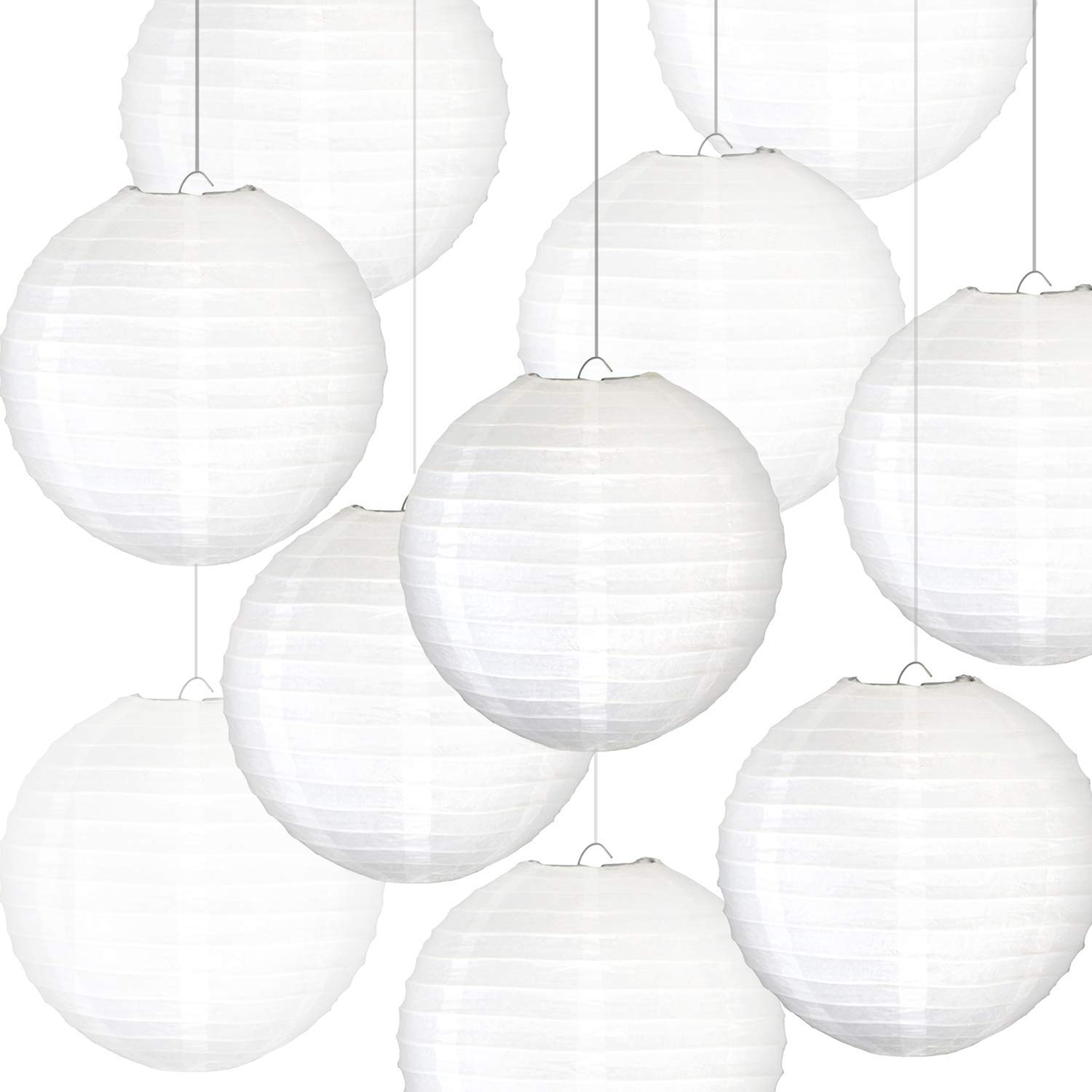 White Paper Lanterns Novelty Place
