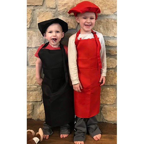 Kid's Chef Hat Apron Set (3 Set) photo review