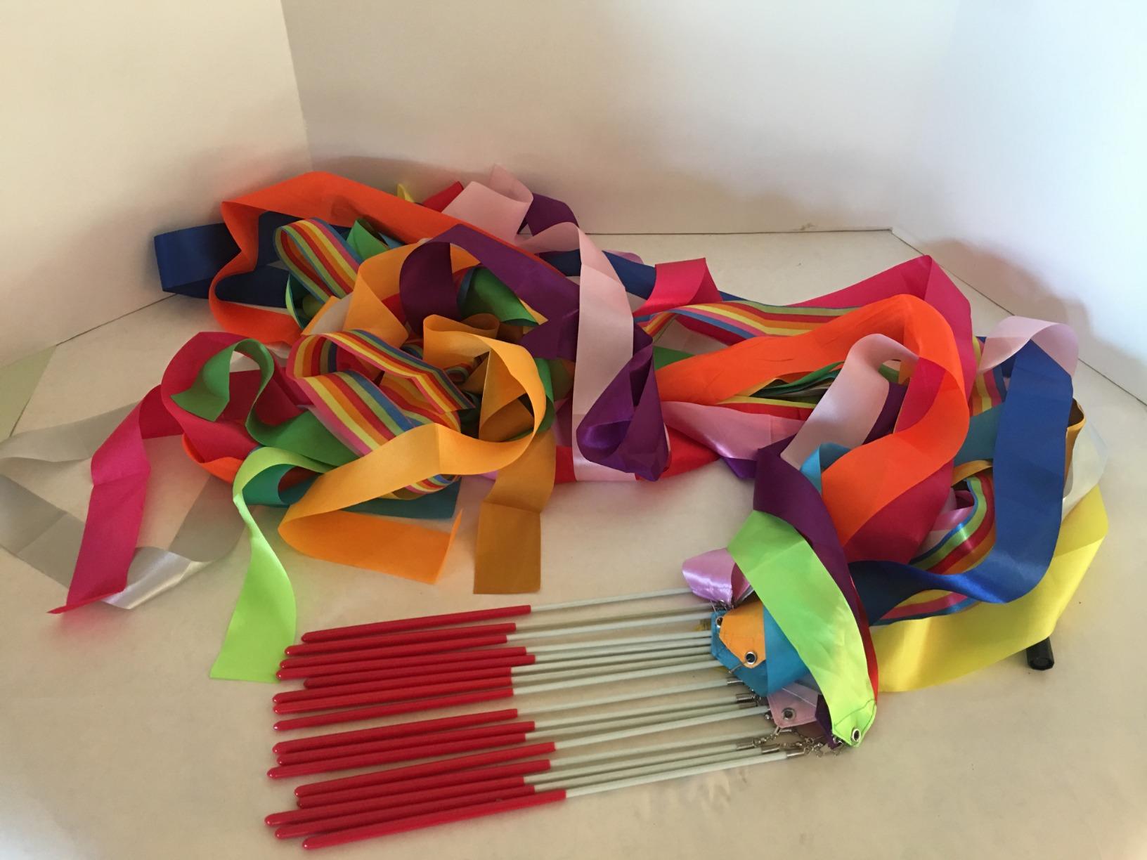 10 Pieces Dance Ribbons Streamers Novelty Place