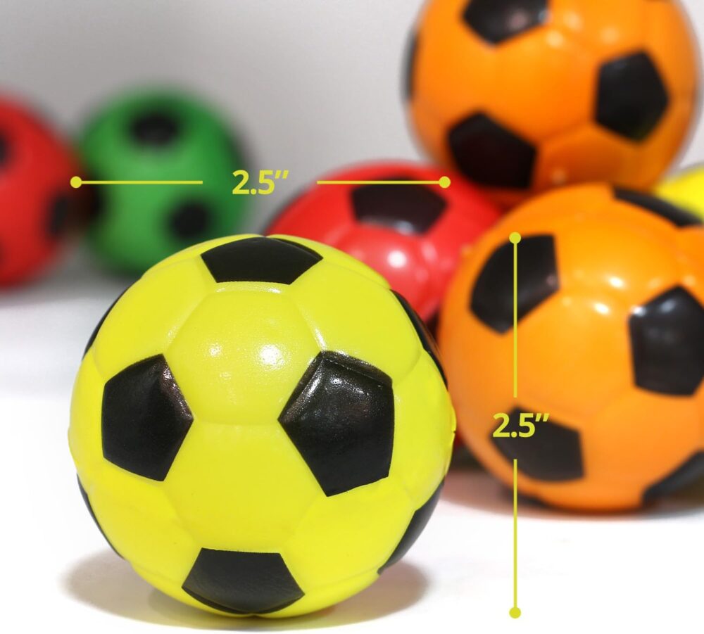 Squeezable Stress Soccers Assorted Colors
