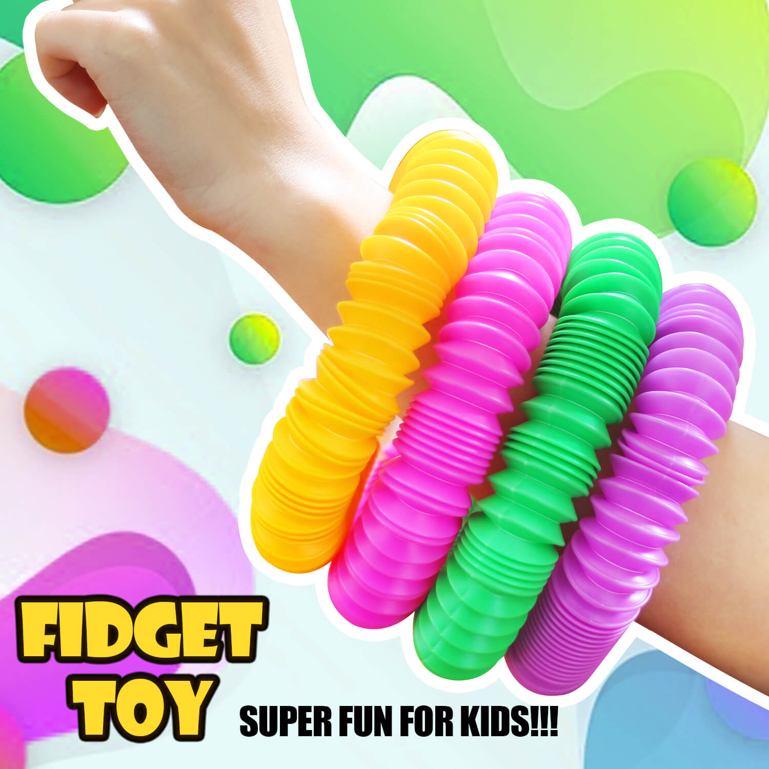 Pack Pull & Pop Tube Sensory Fidget Toy for and Adults – Novelty Place