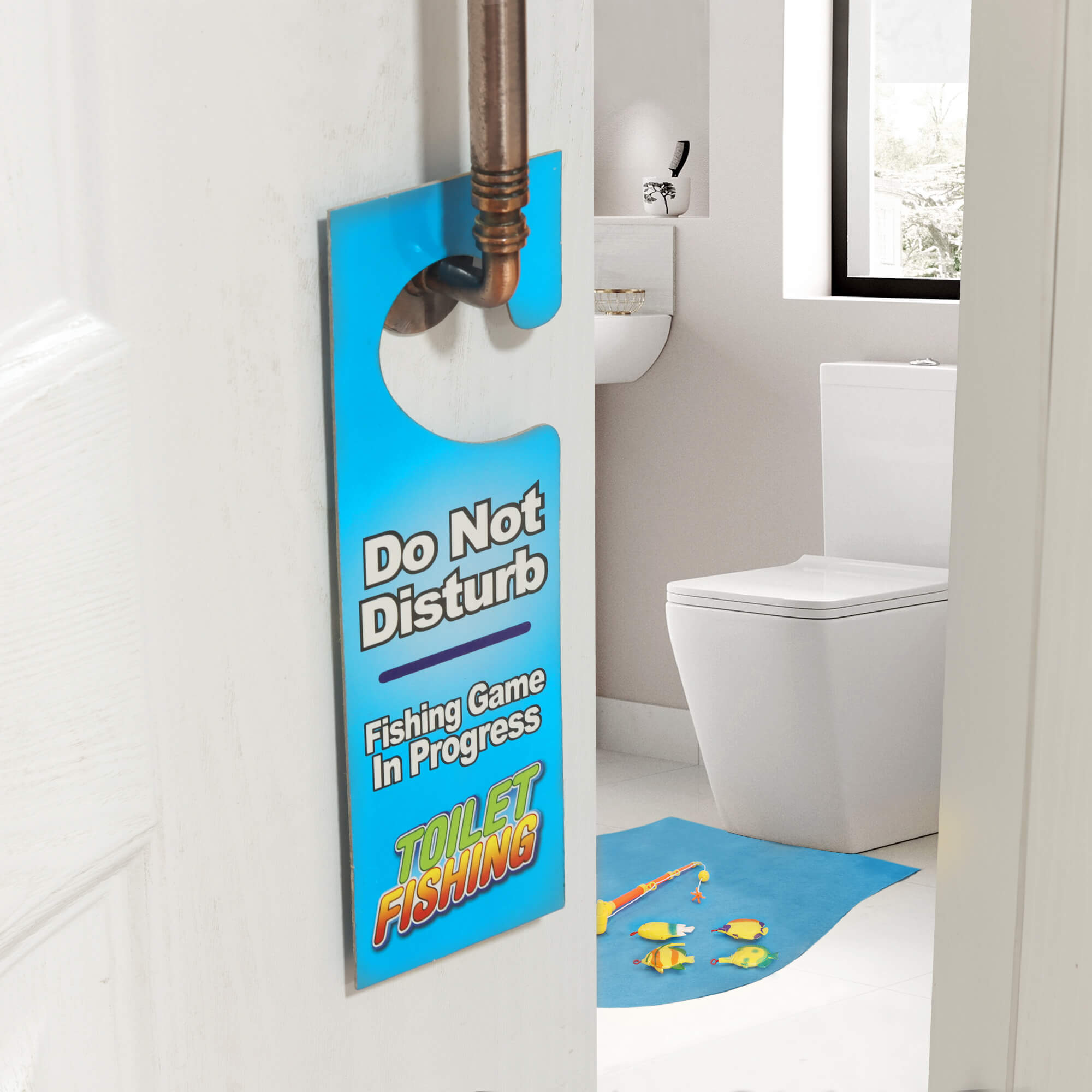 Potty Fisher Toilet Fishing Game 