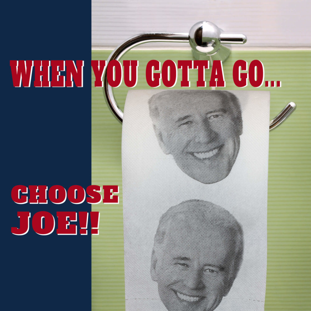 Home Supplies Joe Biden Printed Rolling Paper Funny Toilet Paper