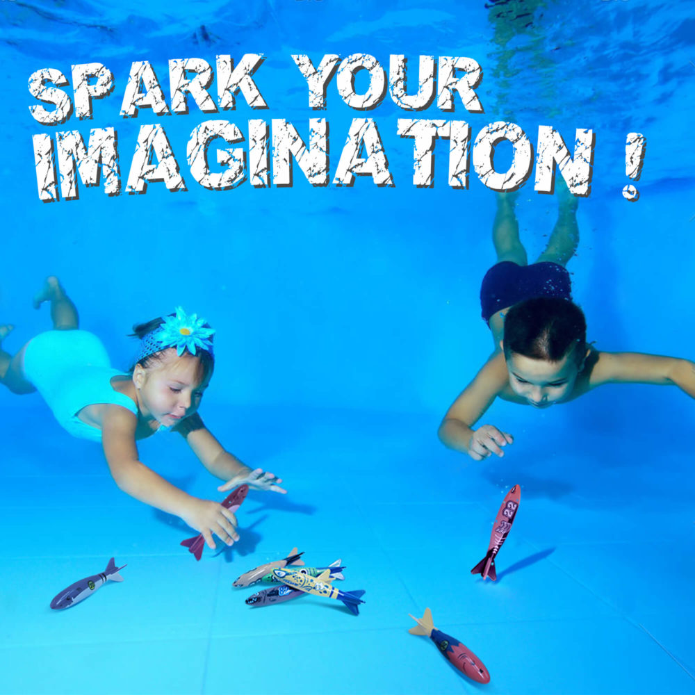 8 Pack Torpedo Bandits Diving Toy Rockets - Image 6