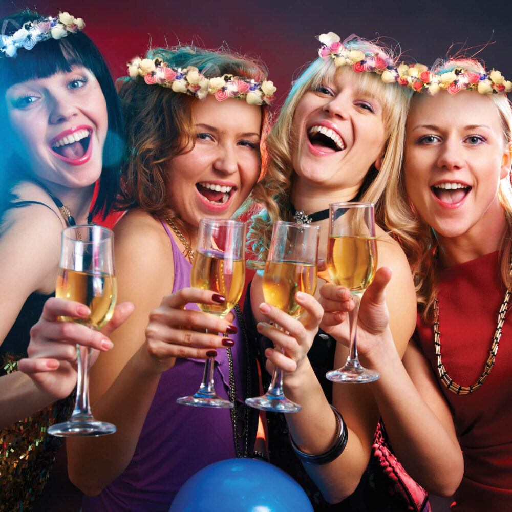 LED Floral Head Crown for Wedding, Festival and Party (4 Pack) - Image 7