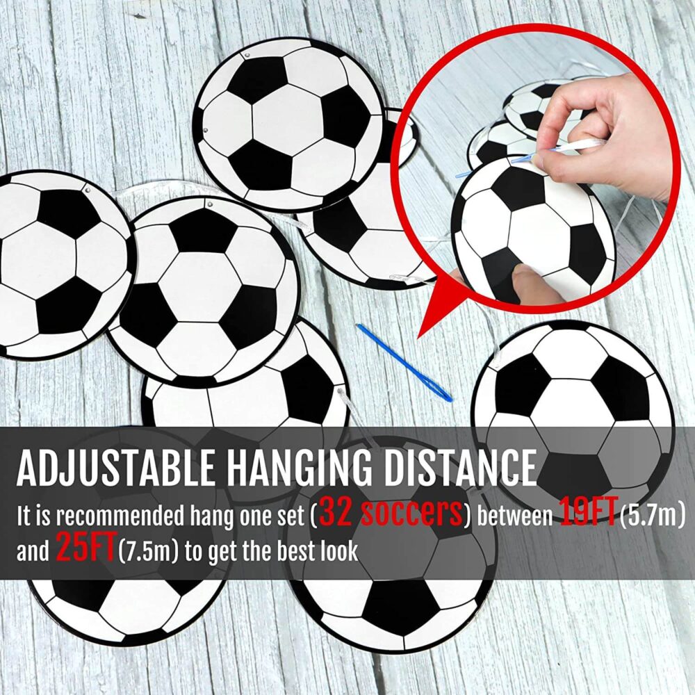 Soccer Party Decoration Banners 32 Pcs - Image 2