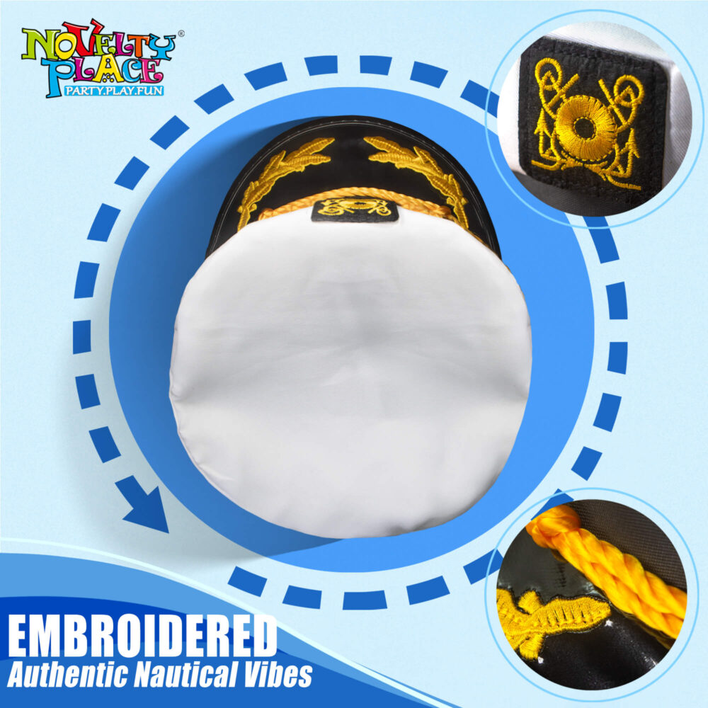 Embroidered Captain Hat