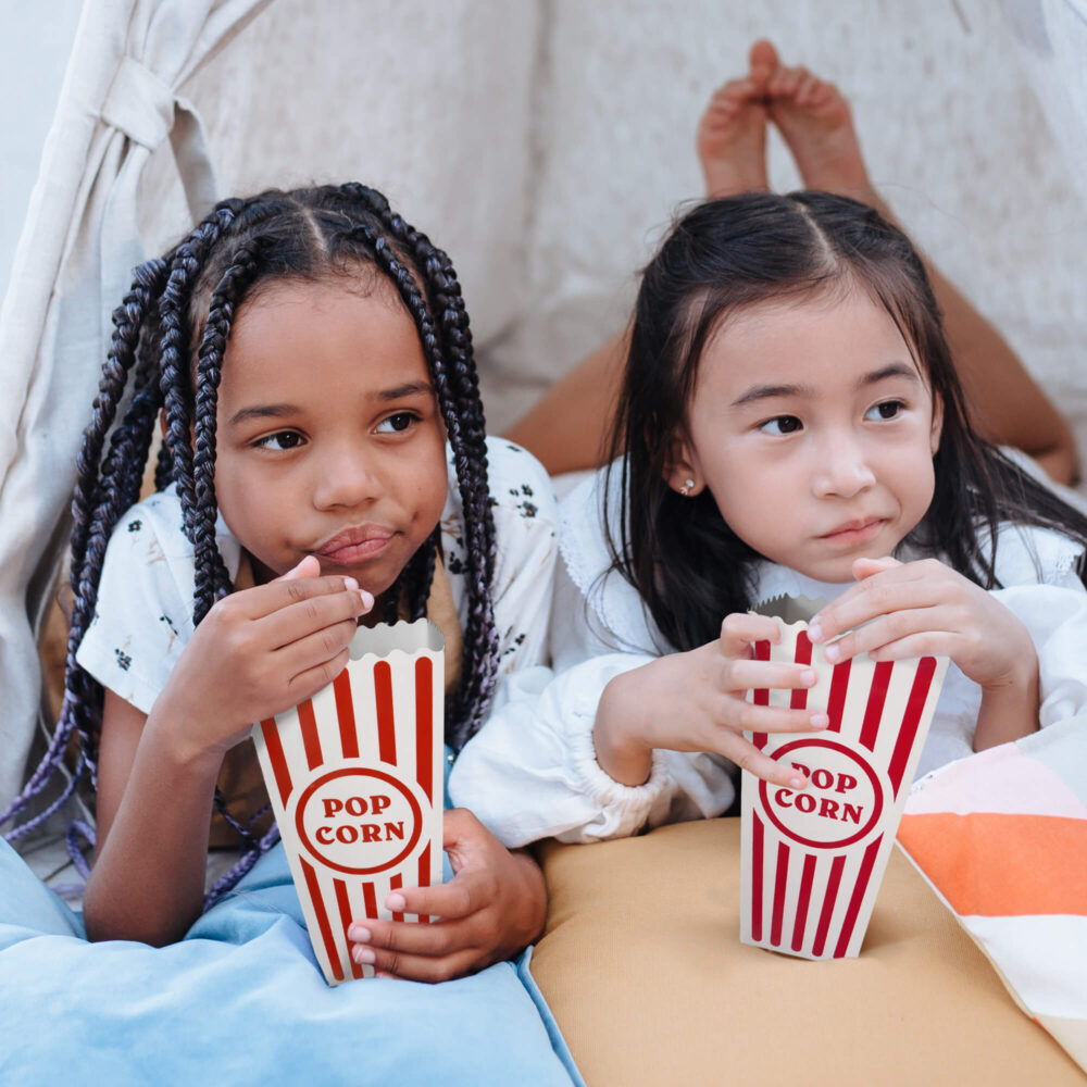 Cardboard Popcorn Containers