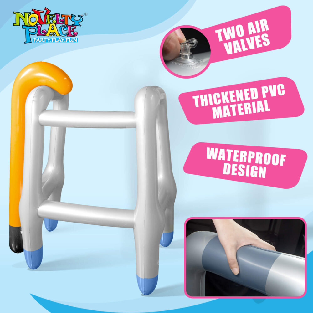 Inflatable Walker and Cane