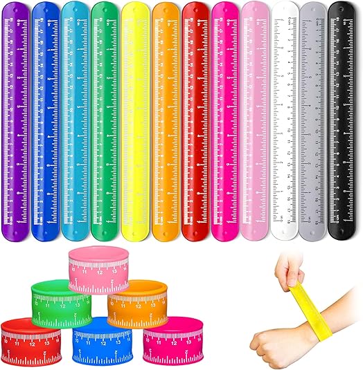 Ruler Slap Bracelets Silicone Wristband