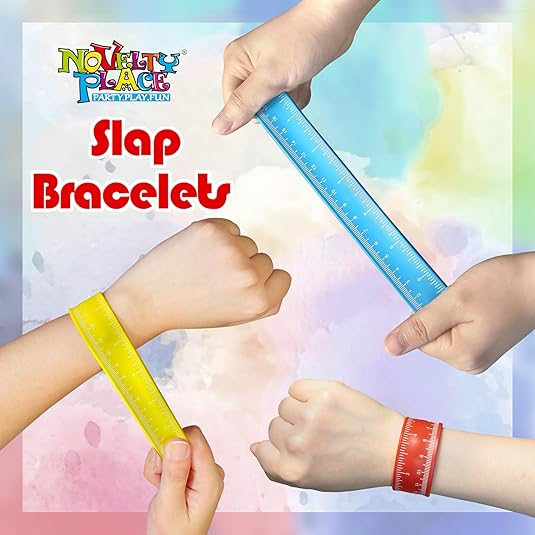 Ruler Slap Bracelets Silicone Wristband