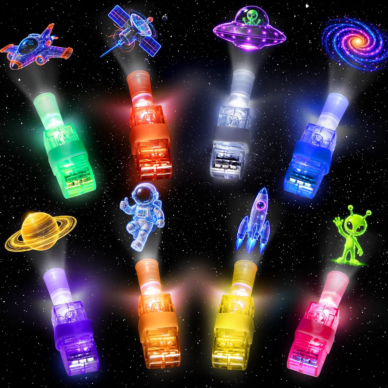 LED Finger Lights - Outer Space Project