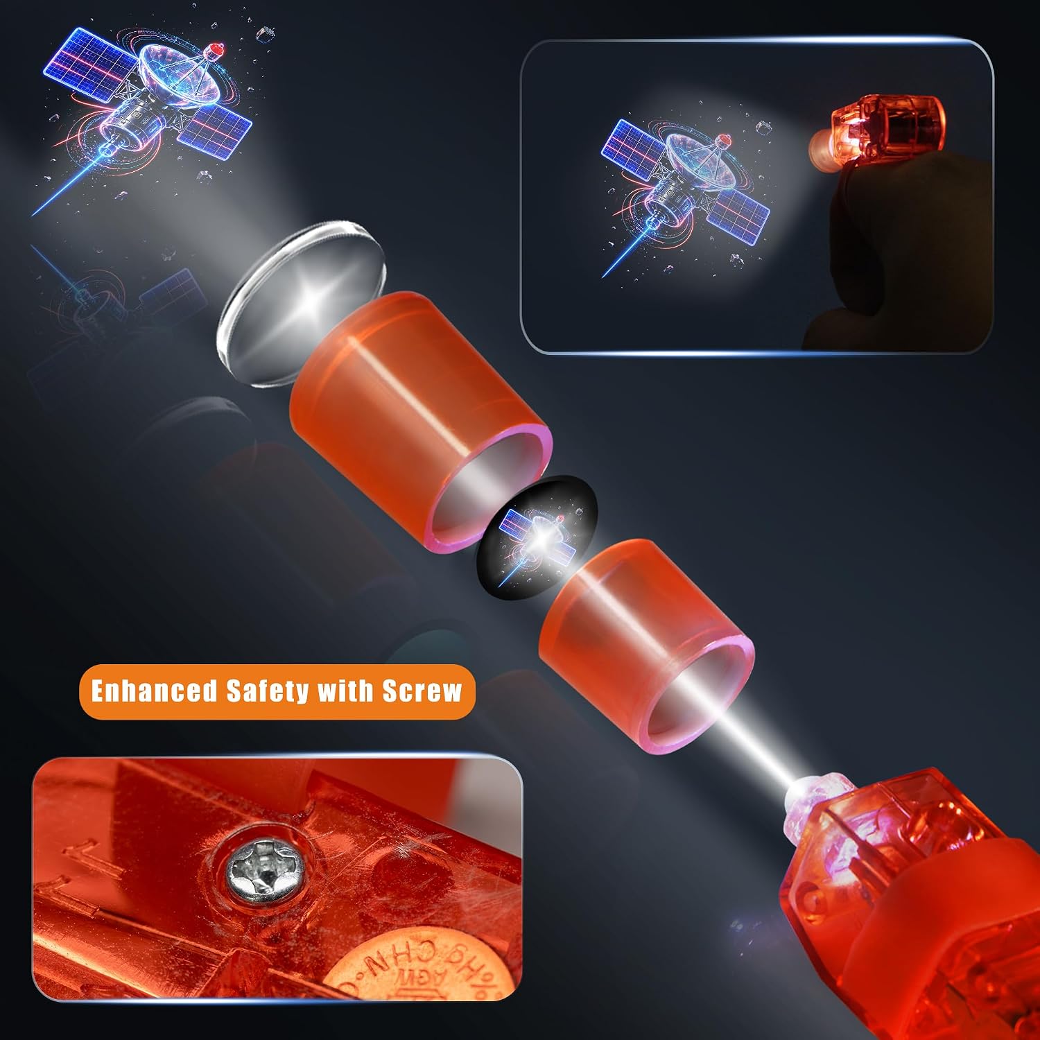 LED Finger Lights - Outer Space Project