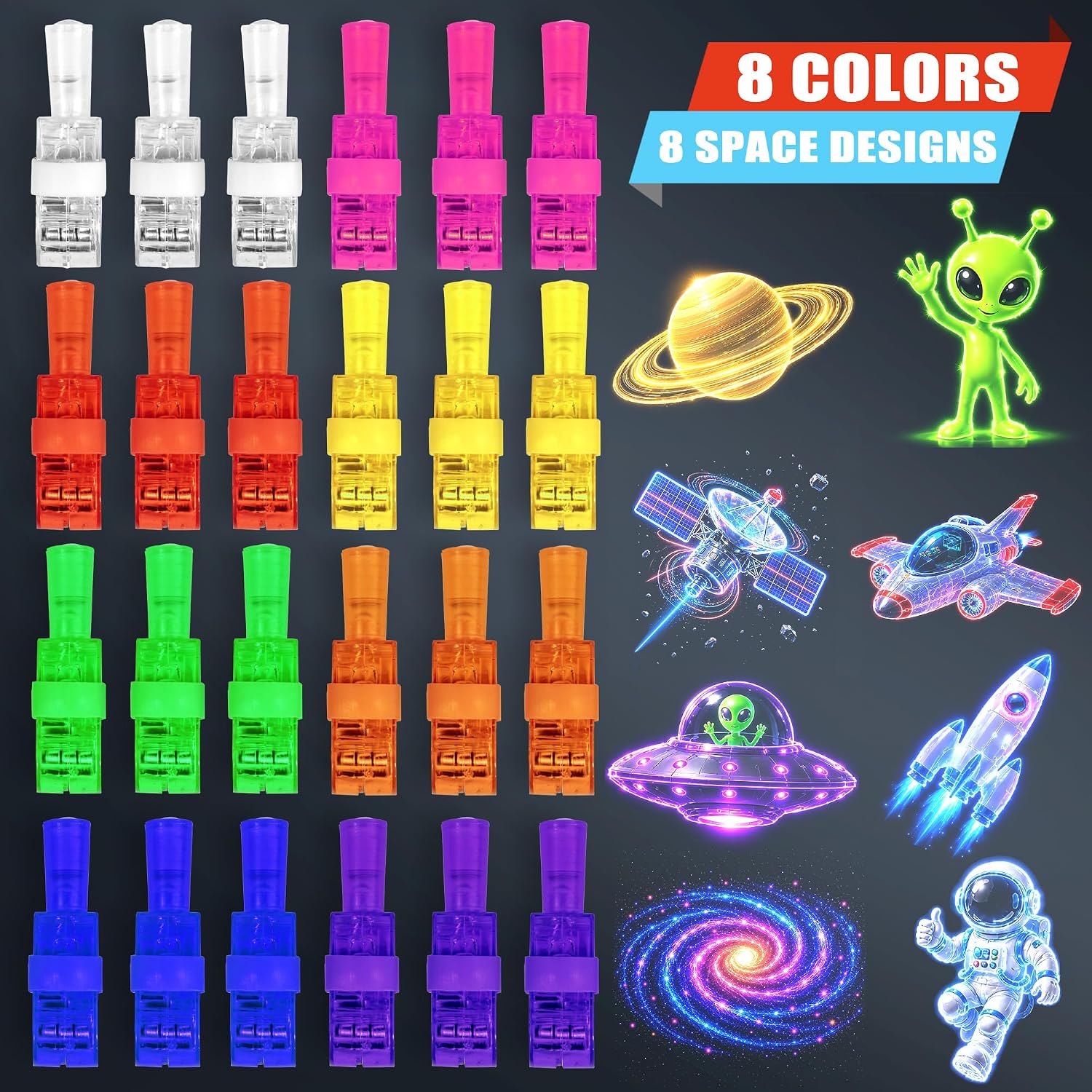 LED Finger Lights - Outer Space Project